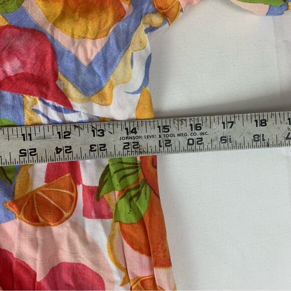 White Closet women's large Element Multicolor Floral Dress maxi tropical farm ri - Picture 9 of 14